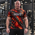 MIHT Ember Forge Performance Tee, front view