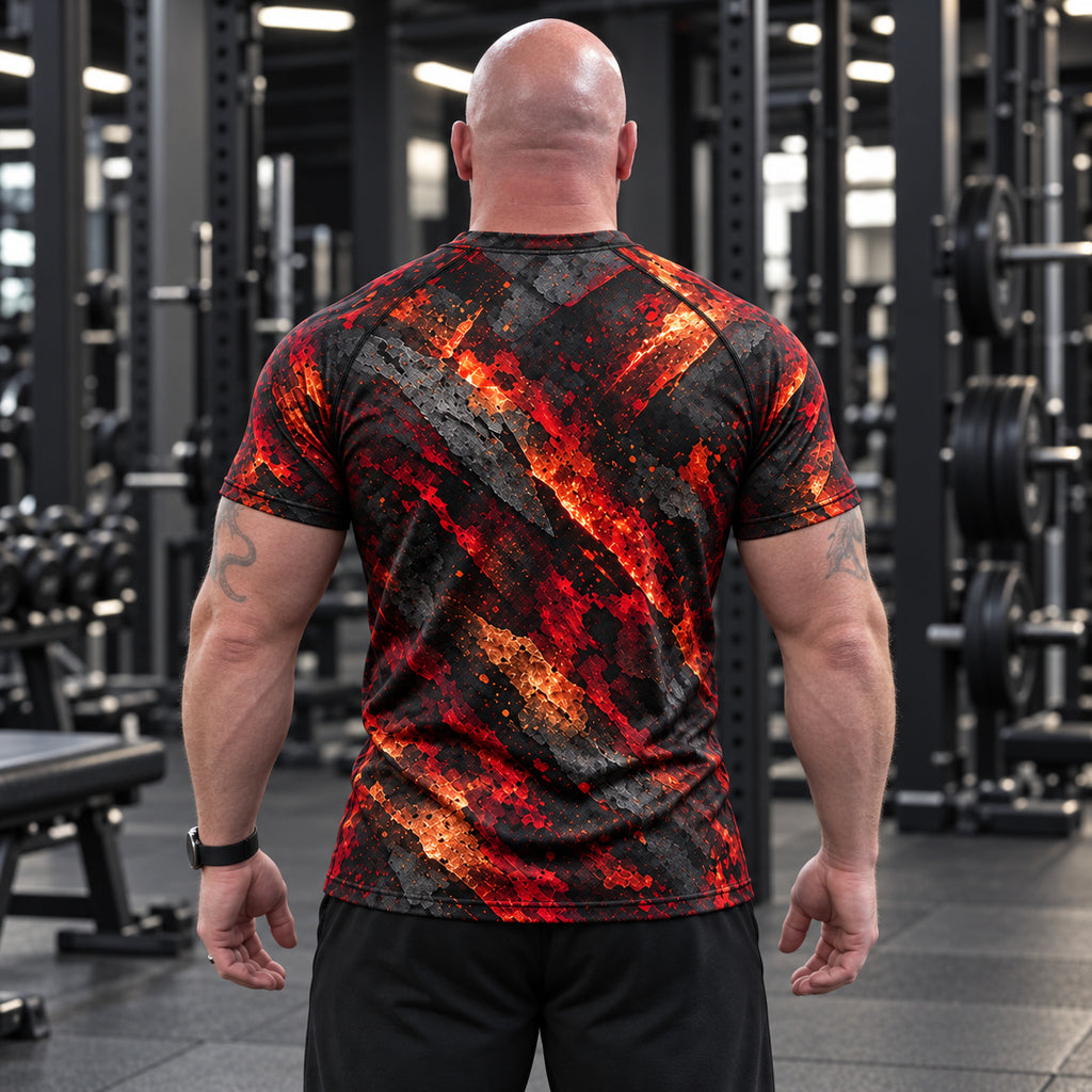 MIHT Ember Forge Performance Tee, back view