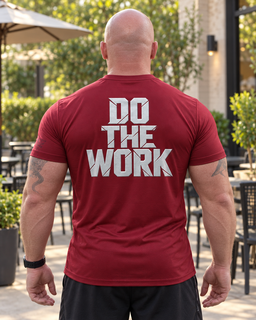 MIHT Do the Work Performance Tee alternate lifestyle view
