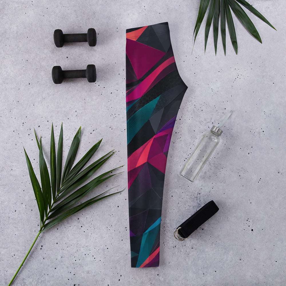 MIHT Jewel Motion Performance Leggings, flat-lay view