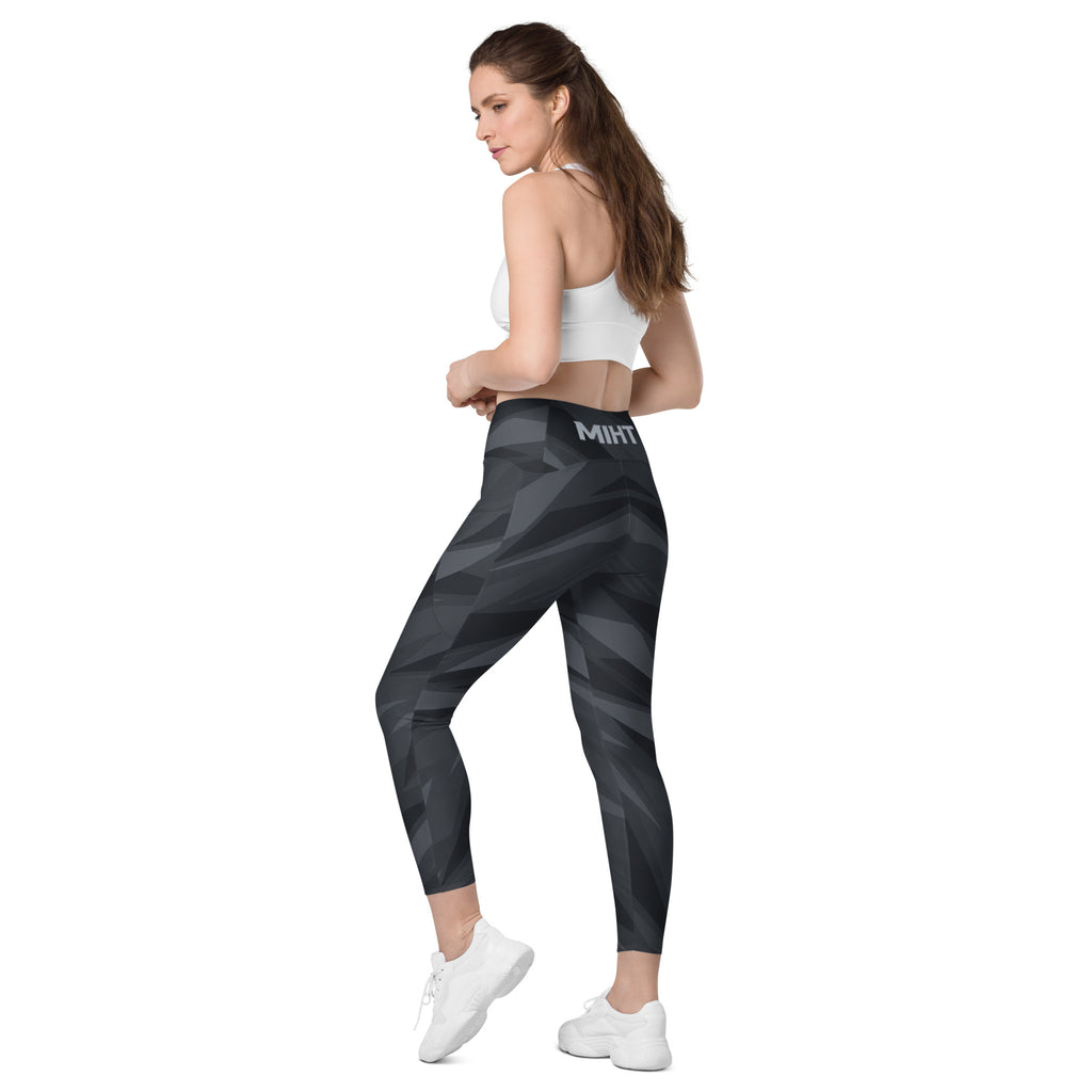 MIHT Pocket Performance Leggings, left-back view